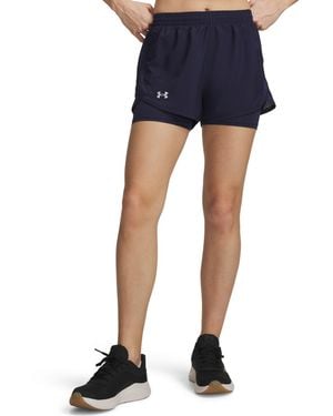 Under Armour Fly By 2-in-1 Shorts - Blue