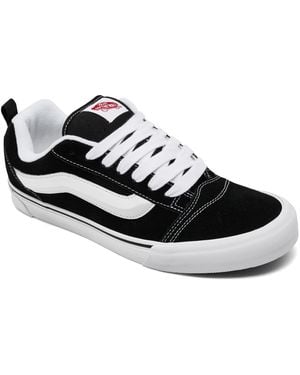 Vans Knu Skool Lifestyle Sneakers From Finish Line - Black