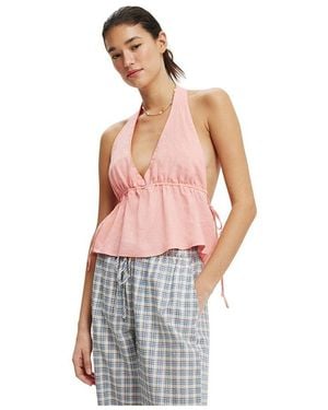 Cotton On Haven Tie Side Halter Top - Multicolor