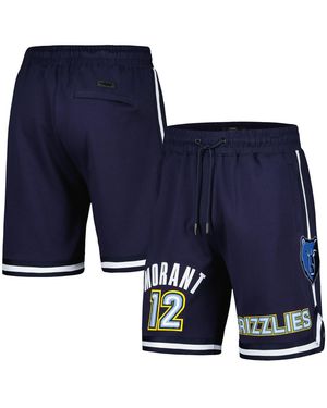 Pro Standard Ja Morant Memphis Grizzlies Player Name And Number Shorts - Blue