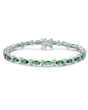 Rachel Glauber White Gold Plated - Green