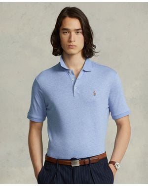Polo Ralph Lauren Classic Fit Soft Cotton Polo Shirt - Blue
