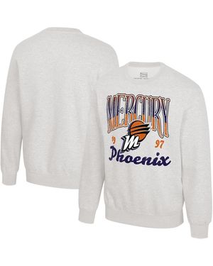 Stadium Essentials And Phoenix Mercury Sky High Fleece Crew Neck Sweatshirt - White