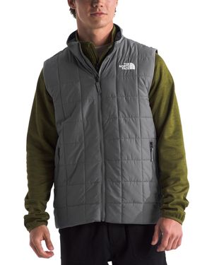 The North Face Junction Zip-front Insulated Vest - Gray