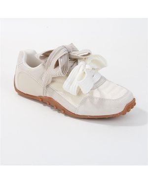 BERNESS Lacey Double Lace Sneakers - White