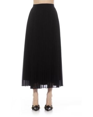 Alexia Admor Kesia Midi Pleated Skirt - Black