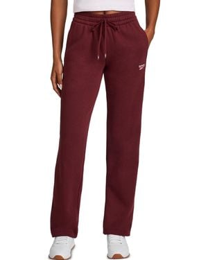 Reebok Straight Leg Sweatpants - Red