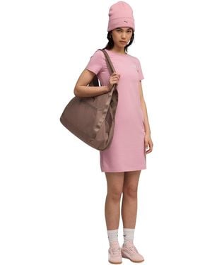 PUMA Short Sleeve Slim Dress - Pink
