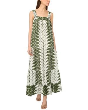 Msk Halter Neck Maxi Dress - Green