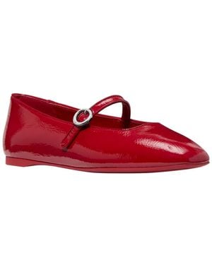 Kate Spade Halo Mary Jane Flats - Red