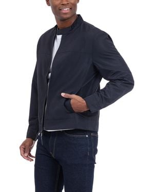 Michael Kors Lightweight Moto Jacket - Blue