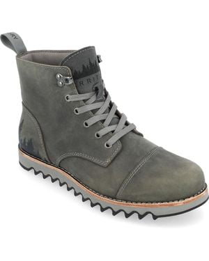 Territory Zion Tru Comfort Foam Lace-up Water Resistant Ankle Boots - Gray