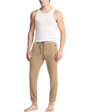 Polo Ralph Lauren Premium Thermal jogger Pajama Pants - Natural
