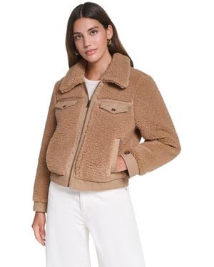 Levi's Sherpa Teddy Jacket - Brown