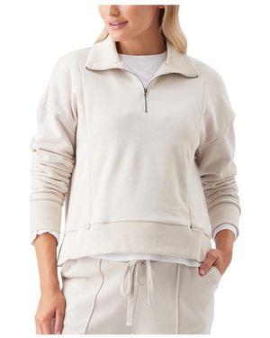 Ripe Maternity Maternity Ripe Terry Nursing Sweat - Gray