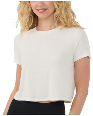 Tavi Ribbed Tee - White