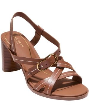 Cole Haan Dillon Heeled Strappy Sandals - Brown