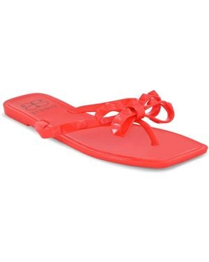 Andrew By Andrew Stevens Vallie Jelly Sandals - Red