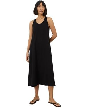Pact Fit And Flare Asymmetrical Dress Made - Black