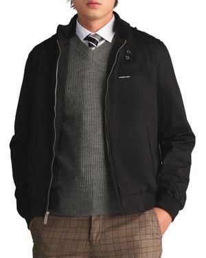 Members Only Classic Iconic Racer Jacket (slim Fit - Black