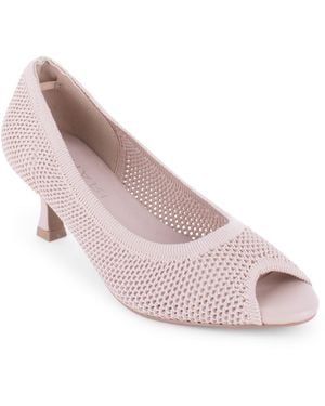 Tahari Tanzania Kitten Heel Pumps - Pink
