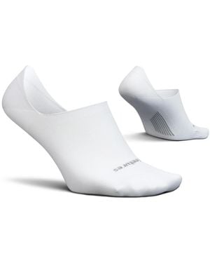 Feetures Elite Ultralight Invisible Socks - White