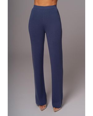 JLUXLABEL Alani Knit Pants - Blue