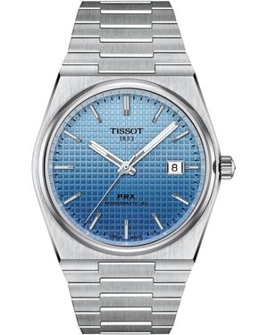 Tissot Swiss Automatic Prx Powermatic 80 Stainless Steel Bracelet Watch 40mm - Blue