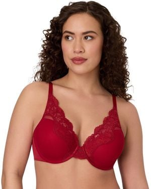 Bali One Smooth U Comfort Stretch Lace Uw Df0084 - Red