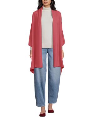 Lands' End Cashtouch Travel Wrap - Red