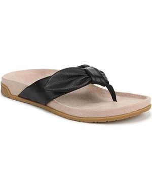 Vionic Eva Thong Sandals - Brown