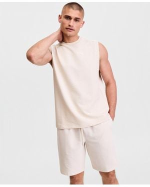 PUMA Elevated Rib Sleeveless Tank - Natural