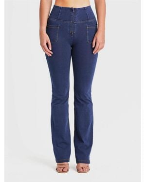 Freddy Super High-rise Sculpting Flare Jeans - Blue
