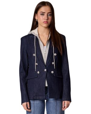 Blue Revival Helen Rinse Blazer - Blue