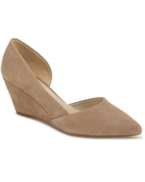 Kenneth Cole Ellis Wedge Heel Pumps - White