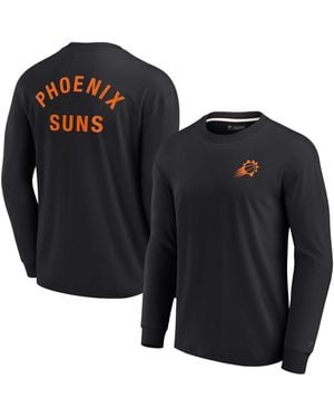 Fanatics And Signature Phoenix Suns Super Soft Long Sleeve T-shirt - Black