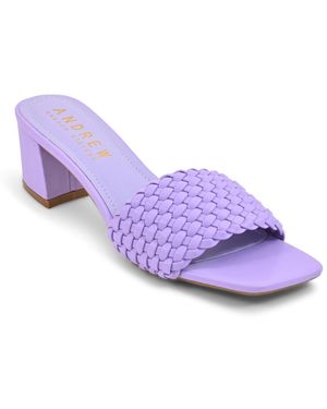Andrew By Andrew Stevens Lada Sandals - Purple