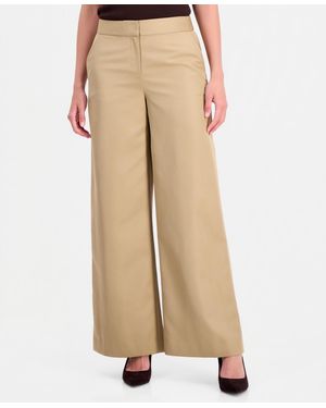 Tahari Wide-leg Pants - Natural