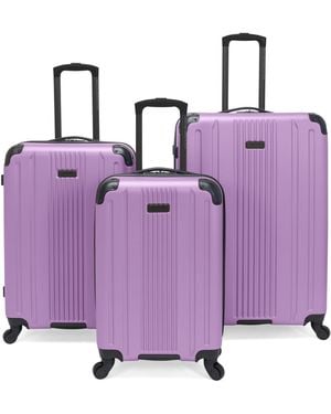 Kenneth Cole South Street 3-pc. Hardside luggage Set - Purple