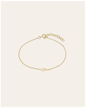 Zoe Lev 14k Gold Mini Evil Eye Bracelet - Natural