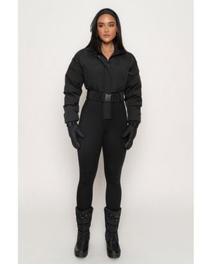 JLUXLABEL In Motion Nylon Jumpsuit - Black