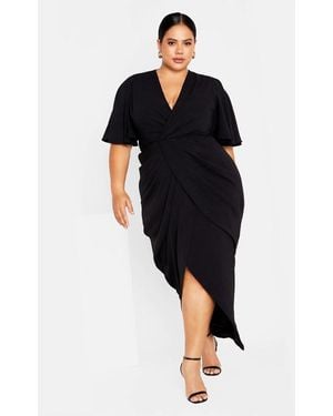 City Chic Plus Size Braelynn Maxi Dress - Black