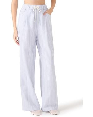 Steve Madden Minorca Loose Fit Pants - Blue