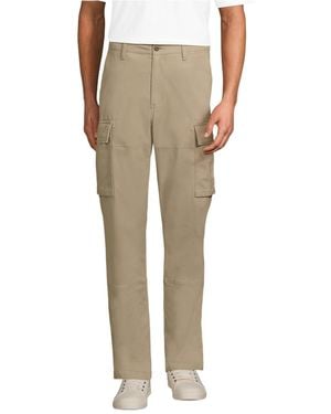 Lands' End Knockabout Easy Classic Fit Cargo Pant - Natural