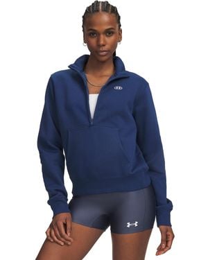 Under Armour Rival Fleece Half-zip Sweatshirt - Blue
