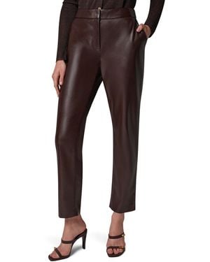 Donna Karan Petite Slim-leg Ankle Pants - Brown