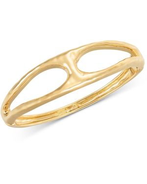 Style & Co. Tone Hammered Openwork Bangle Bracelet - Metallic