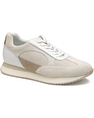 Johnston & Murphy Chase Perfed Round Toe Shoes - White
