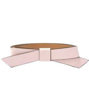 Kate Spade Bow Leather Belt - Pink