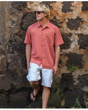 Quiksilver Centinela Woven Shirt - Pink